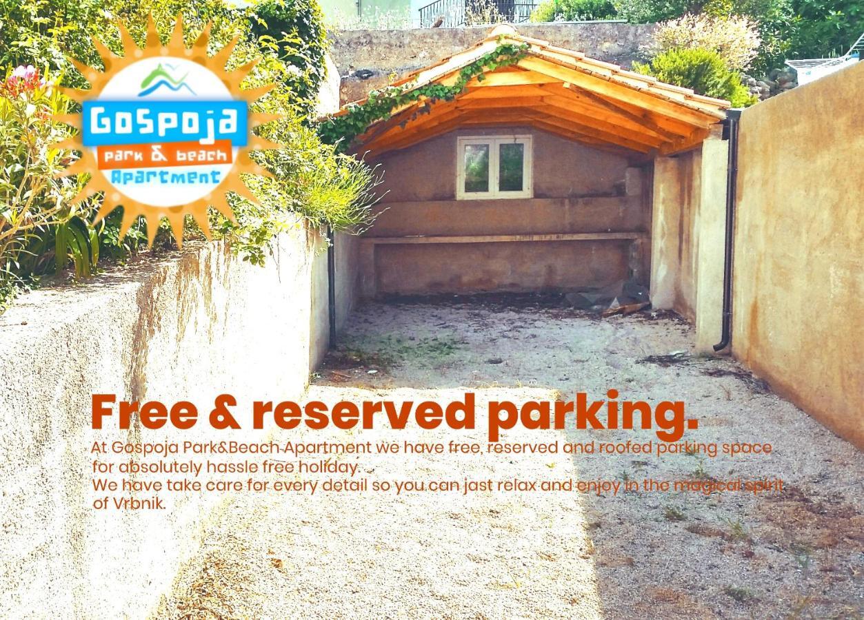 Gospoja Park & Beach Apartment Врбник Экстерьер фото