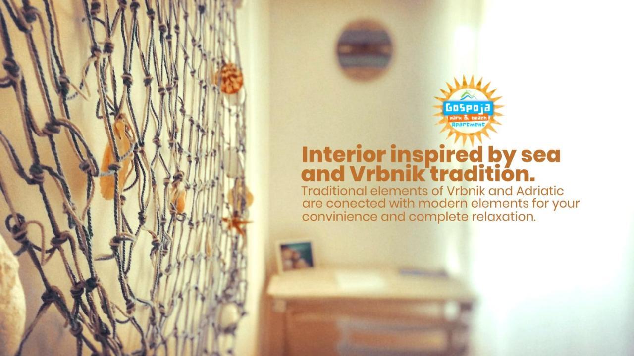 Gospoja Park & Beach Apartment Врбник Экстерьер фото